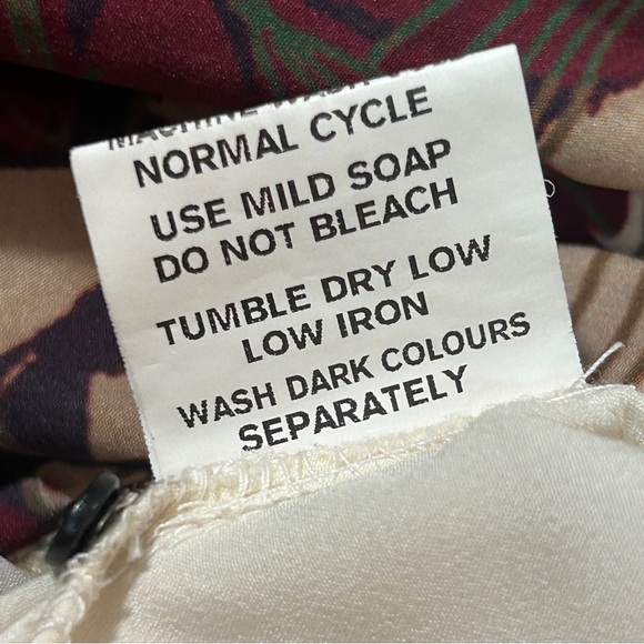 ⭐️eShakti Mixed Media Pocket Burgundy Pleated Office Casual Fall Twofer Dress - Picture 13 of 14